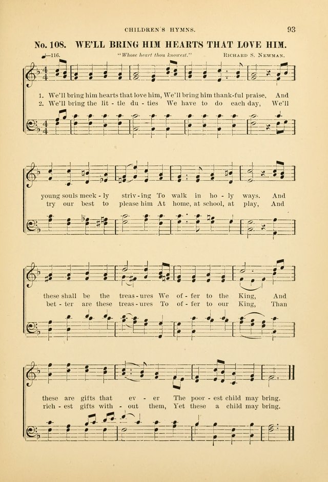 The Spirit of Praise: a collection of music with hymns for use in Sabbath-school services and church meetings page 95