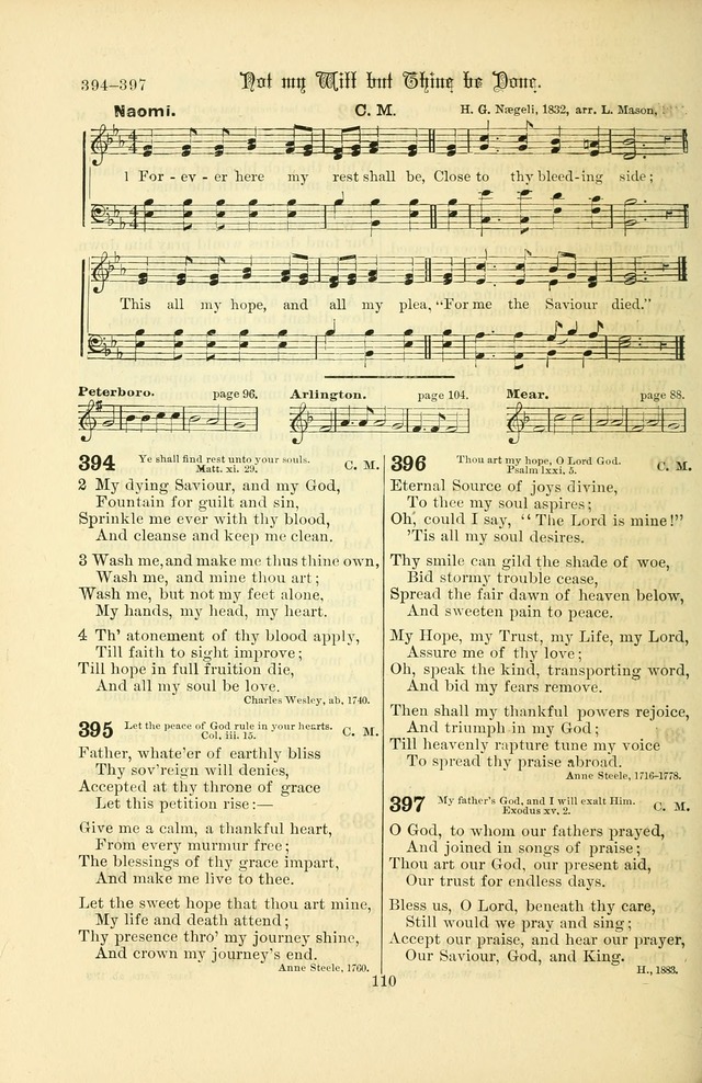 Songs of Pilgrimage: a hymnal for the churches of Christ (2nd ed.) page 110