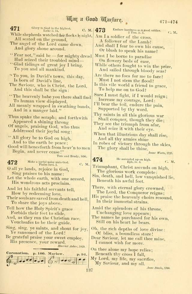 Songs of Pilgrimage: a hymnal for the churches of Christ (2nd ed.) page 137