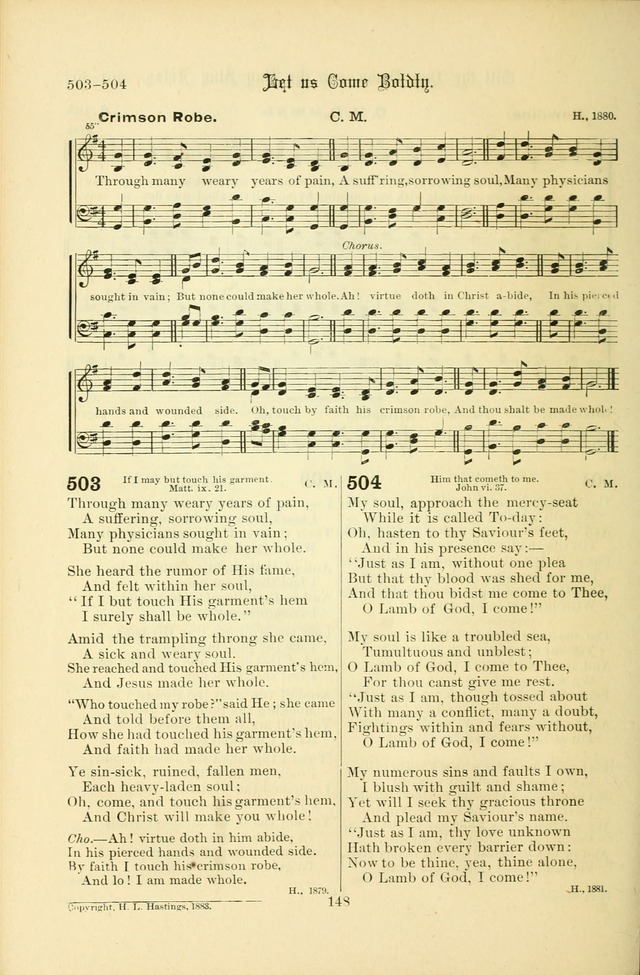 Songs of Pilgrimage: a hymnal for the churches of Christ (2nd ed.) page 148