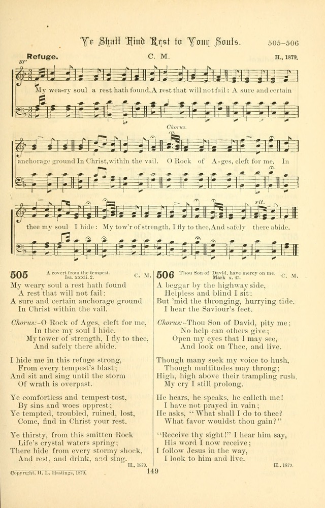 Songs of Pilgrimage: a hymnal for the churches of Christ (2nd ed.) page 149
