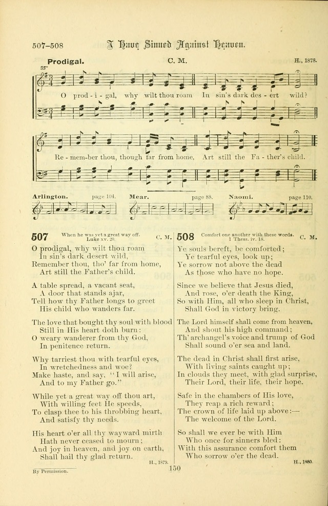 Songs of Pilgrimage: a hymnal for the churches of Christ (2nd ed.) page 150