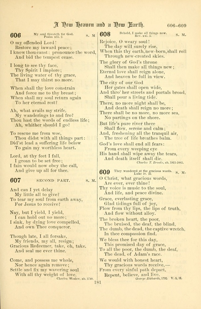 Songs of Pilgrimage: a hymnal for the churches of Christ (2nd ed.) page 181