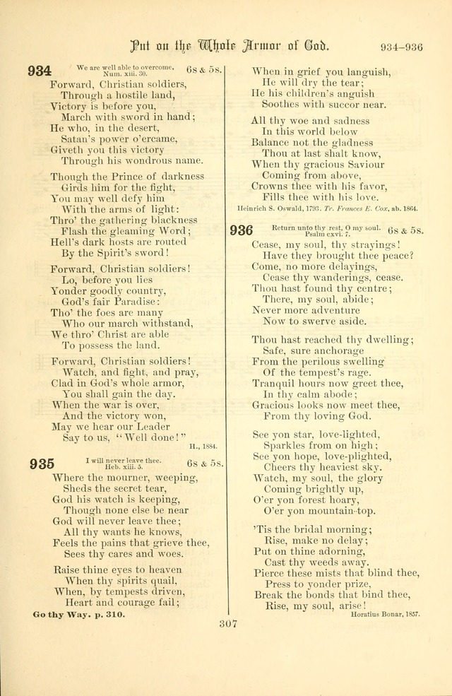 Songs of Pilgrimage: a hymnal for the churches of Christ (2nd ed.) page 307