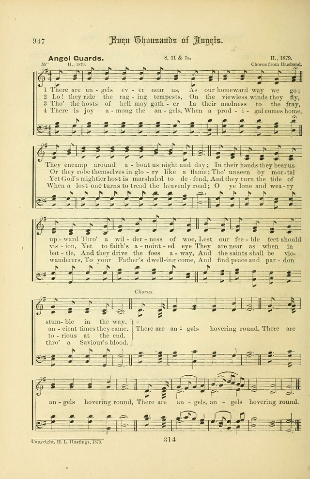 Songs of Pilgrimage: a hymnal for the churches of Christ (2nd ed.) page 314
