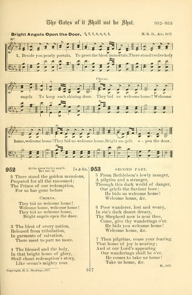 Songs of Pilgrimage: a hymnal for the churches of Christ (2nd ed.) page 317