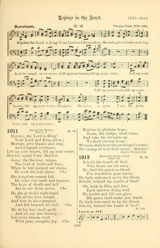 Songs of Pilgrimage: a hymnal for the churches of Christ (2nd ed.) page 343