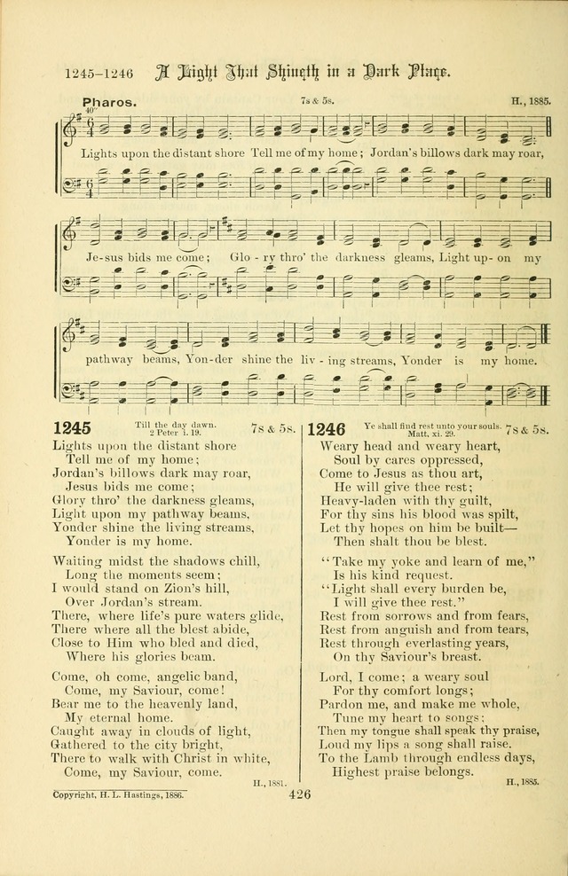 Songs of Pilgrimage: a hymnal for the churches of Christ (2nd ed.) page 426