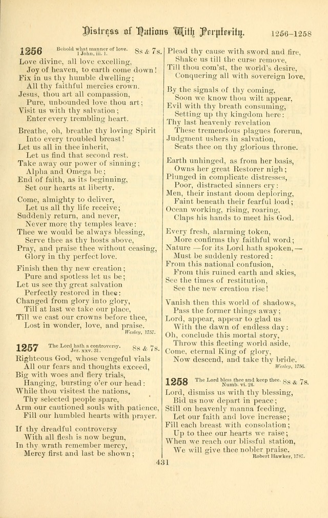 Songs of Pilgrimage: a hymnal for the churches of Christ (2nd ed.) page 431
