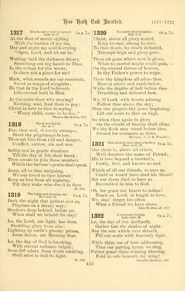 Songs of Pilgrimage: a hymnal for the churches of Christ (2nd ed.) page 455