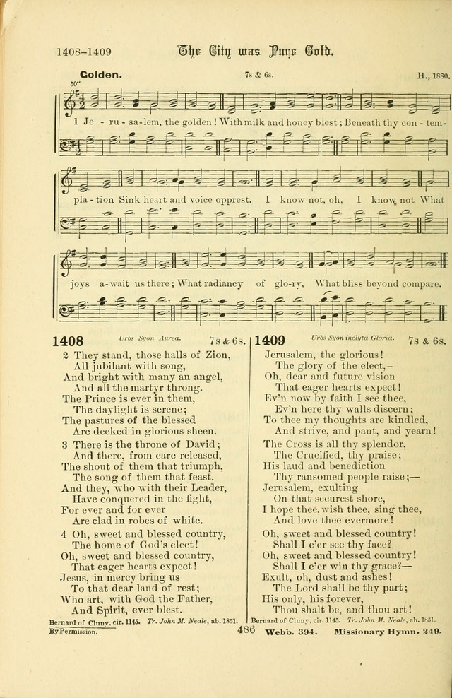 Songs of Pilgrimage: a hymnal for the churches of Christ (2nd ed.) page 486