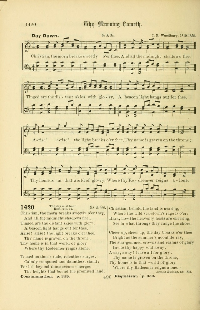 Songs of Pilgrimage: a hymnal for the churches of Christ (2nd ed.) page 490