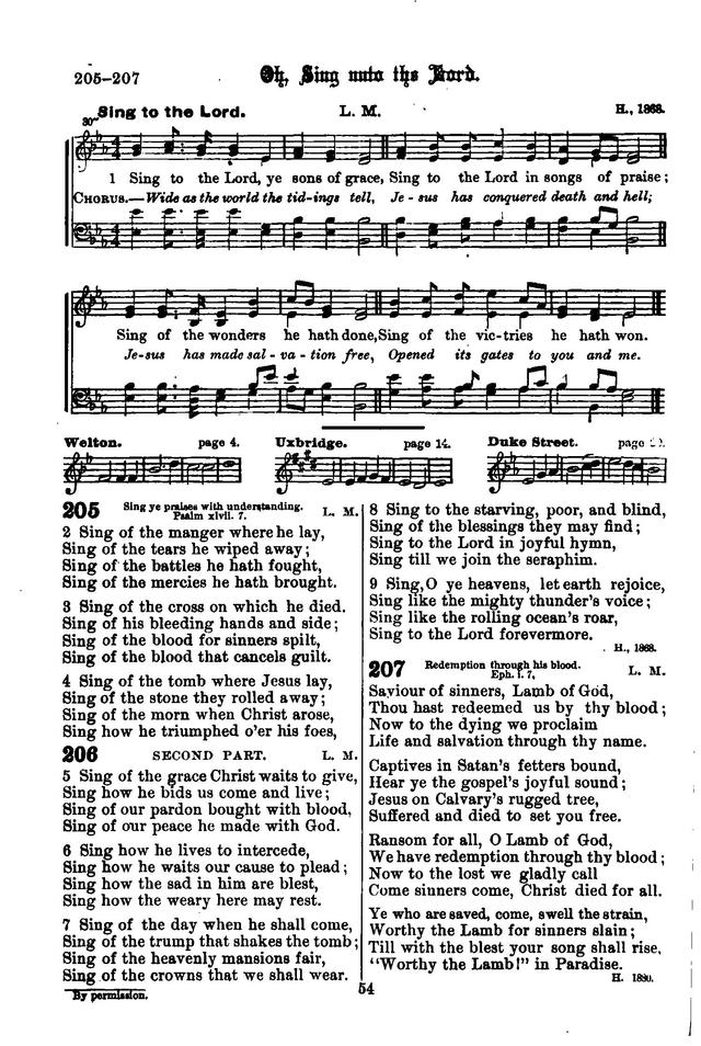 Songs of Pilgrimage: a hymnal for the churches of Christ (2nd ed.) page 54