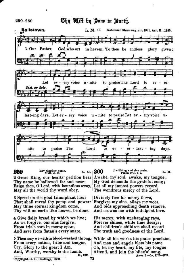 Songs of Pilgrimage: a hymnal for the churches of Christ (2nd ed.) page 72