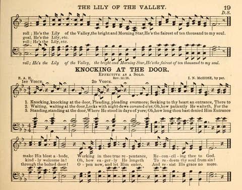 Songs of Promise: for Sunday schools, prayer, praise, and conference meetings page 19