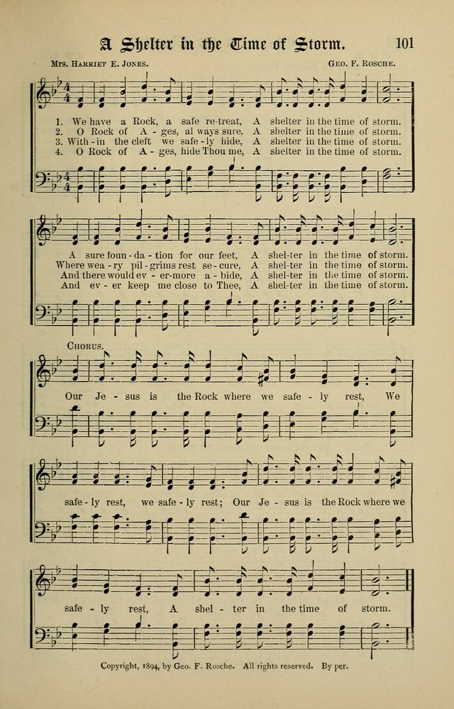 Songs of the Peacemaker: a collection of sacred songs and hymns for use in all services of the church, Sunday-school, home circle, and all kinds of evangelistic work page 101