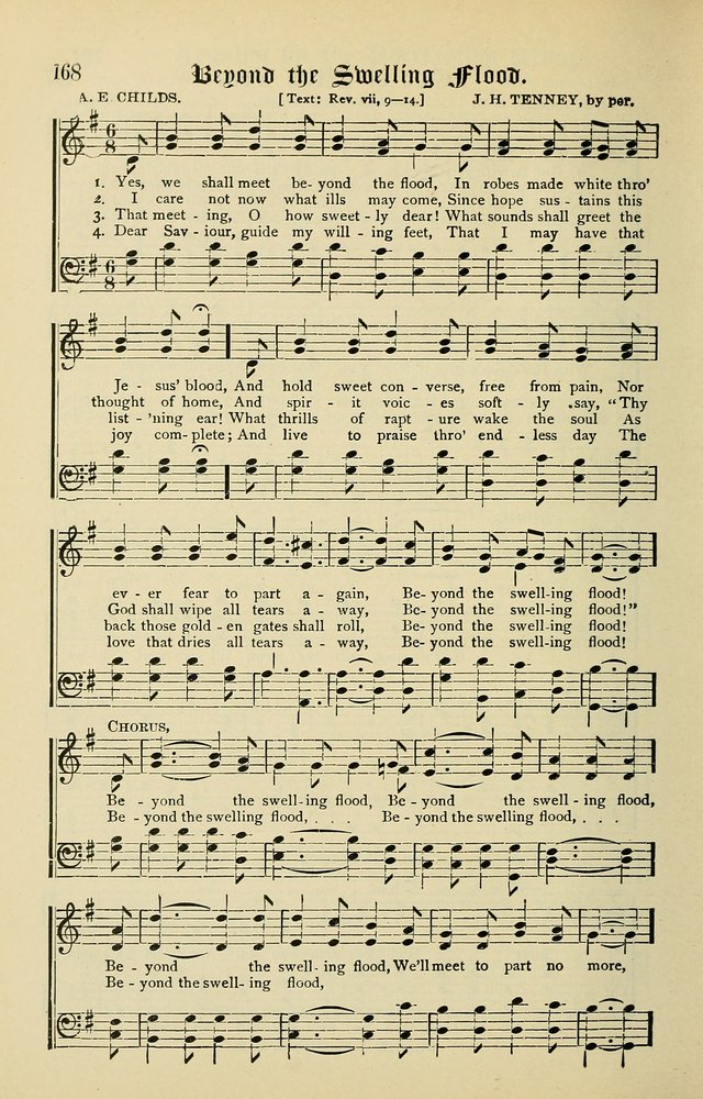 Songs of the Peacemaker: a collection of sacred songs and hymns for use in all services of the church, Sunday-school, home circle, and all kinds of evangelistic work page 168