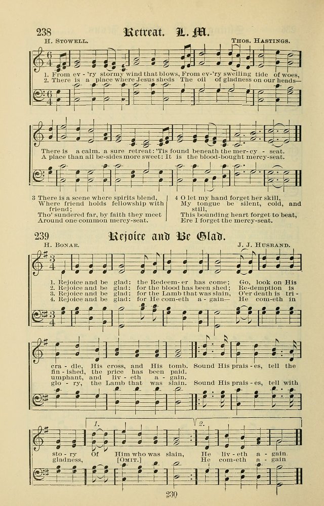 Songs of the Peacemaker: a collection of sacred songs and hymns for use in all services of the church, Sunday-school, home circle, and all kinds of evangelistic work page 230