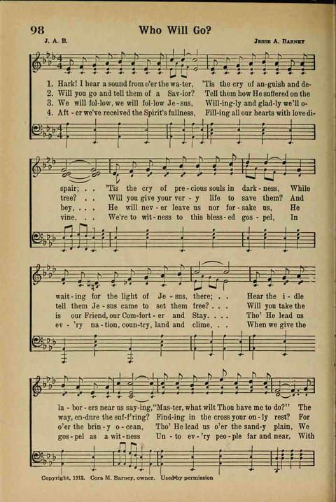 Songs of Praise page 98