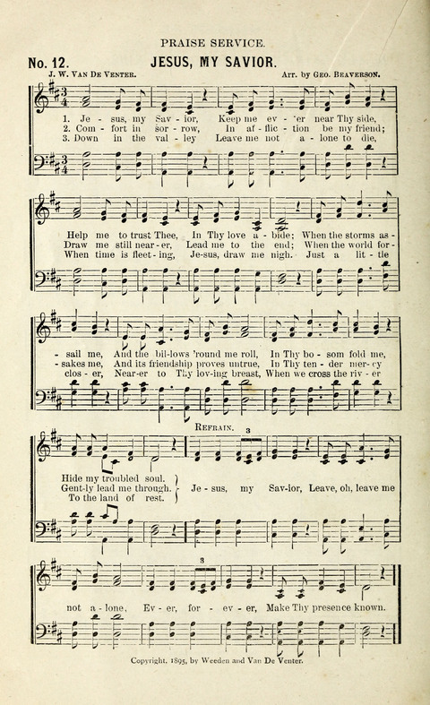 Songs of Praise and Consecration page 12