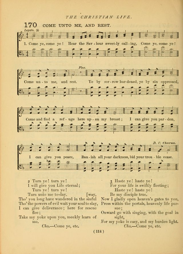 Songs of Praise and Prayer : for the Sunday School and Social Meeting page 109