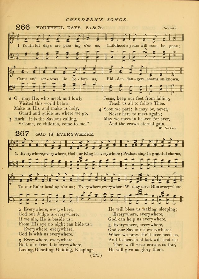 Songs of Praise and Prayer : for the Sunday School and Social Meeting page 166