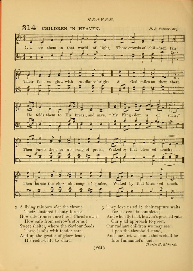 Songs of Praise and Prayer : for the Sunday School and Social Meeting page 199