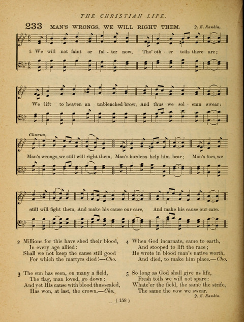 Songs of Praise and Prayer: for the Sunday-school and social meeting page 158