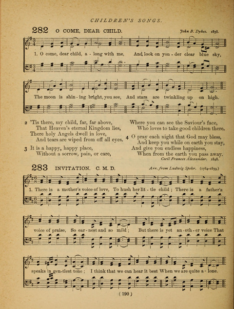Songs of Praise and Prayer: for the Sunday-school and social meeting page 192