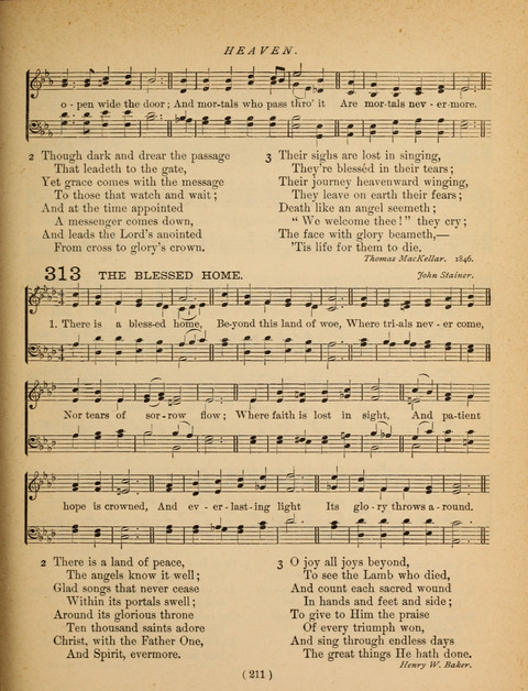 Songs of Praise and Prayer: for the Sunday-school and social meeting page 213