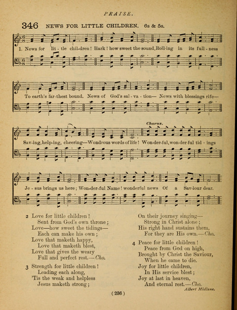 Songs of Praise and Prayer: for the Sunday-school and social meeting page 238