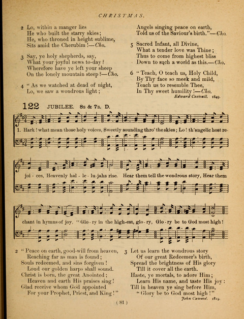 Songs of Praise and Prayer: for the Sunday-school and social meeting page 81