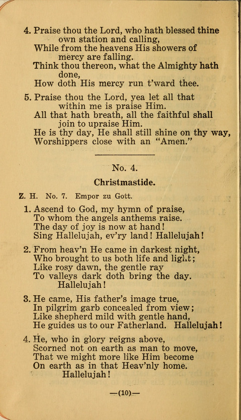 Songs of Prayer and Praise: a Collection of Sacred Songs Translated from the German page 4