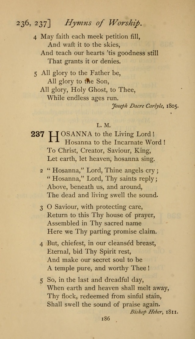 The Sacrifice of Praise. psalms, hymns, and spiritual songs designed for public worship and private devotion, with notes on the origin of hymns. page 186