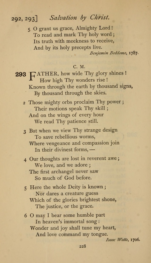 The Sacrifice of Praise. psalms, hymns, and spiritual songs designed for public worship and private devotion, with notes on the origin of hymns. page 228