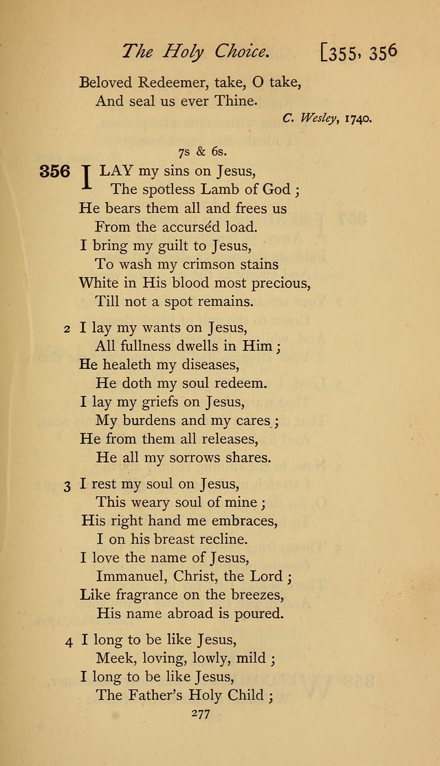 The Sacrifice of Praise. psalms, hymns, and spiritual songs designed for public worship and private devotion, with notes on the origin of hymns. page 277
