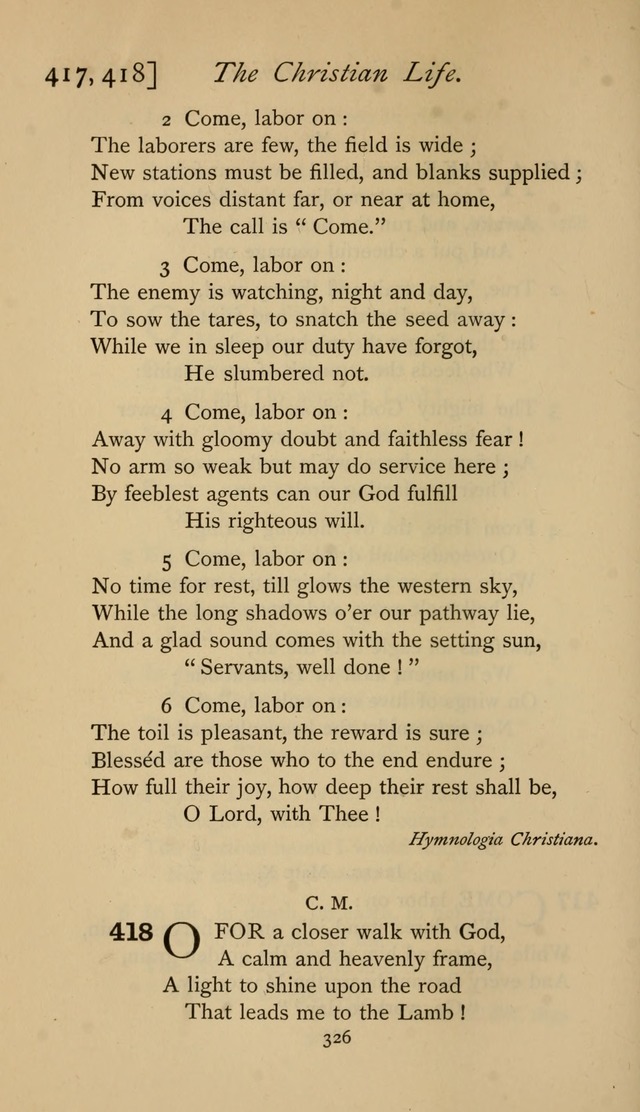 The Sacrifice of Praise. psalms, hymns, and spiritual songs designed for public worship and private devotion, with notes on the origin of hymns. page 326
