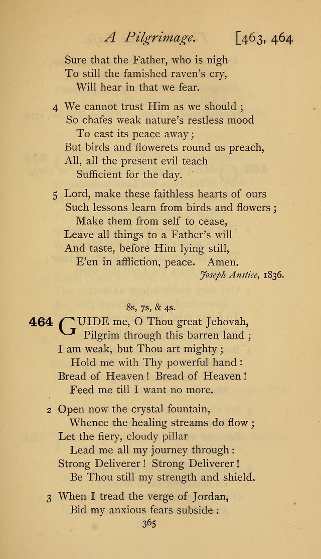 The Sacrifice of Praise. psalms, hymns, and spiritual songs designed for public worship and private devotion, with notes on the origin of hymns. page 365