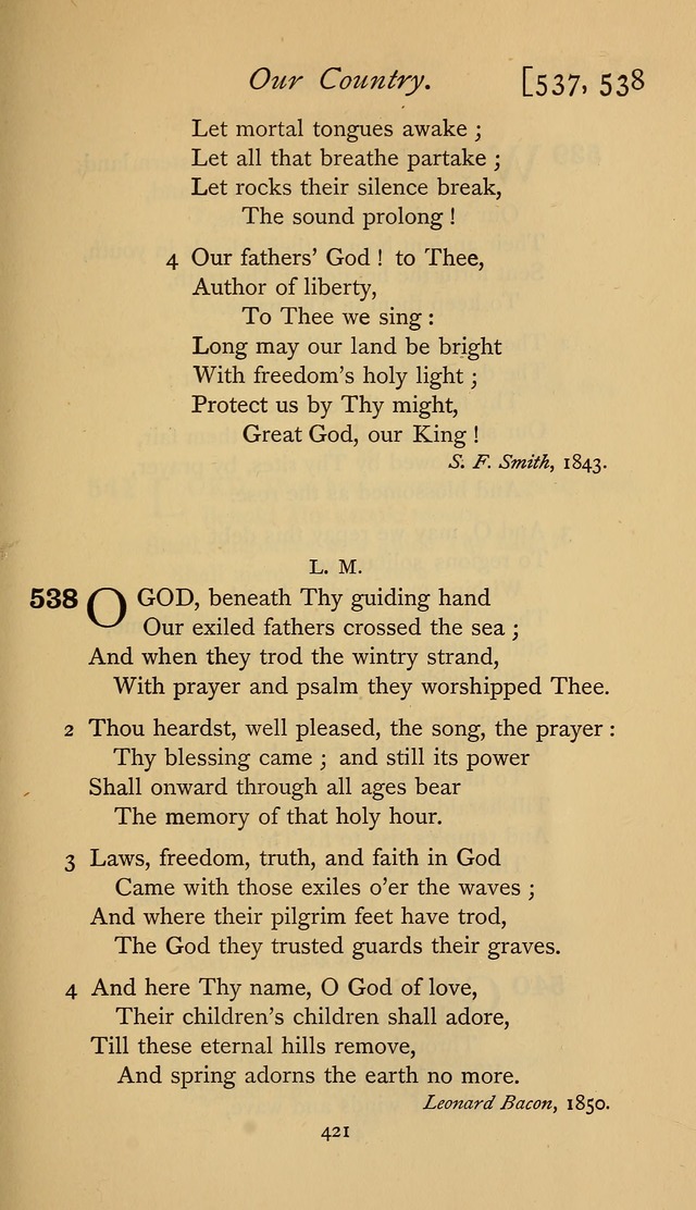 The Sacrifice of Praise. psalms, hymns, and spiritual songs designed for public worship and private devotion, with notes on the origin of hymns. page 421