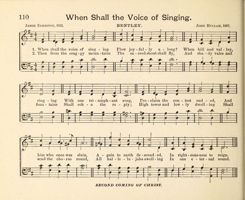 Songs of Praise: for Sunday-Schools page 110