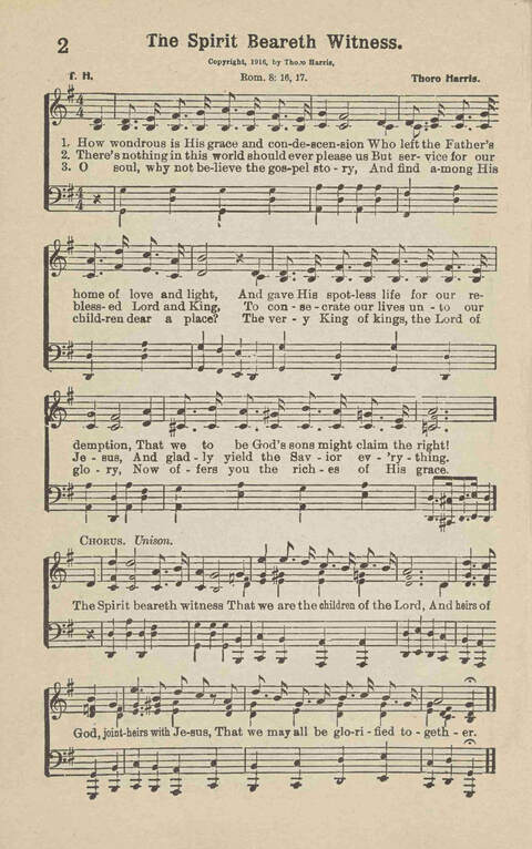 Songs of Praise: Charles A. Shreve campain special page 2