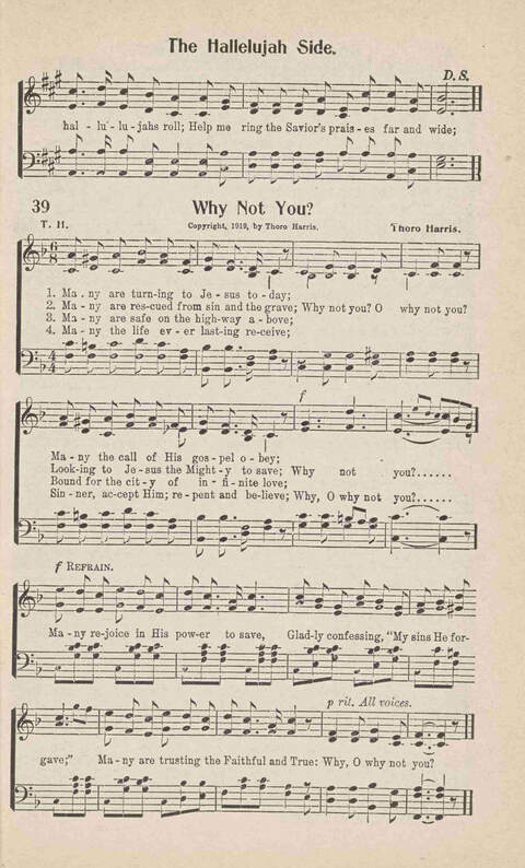 Songs of Praise: Charles A. Shreve campain special page 39