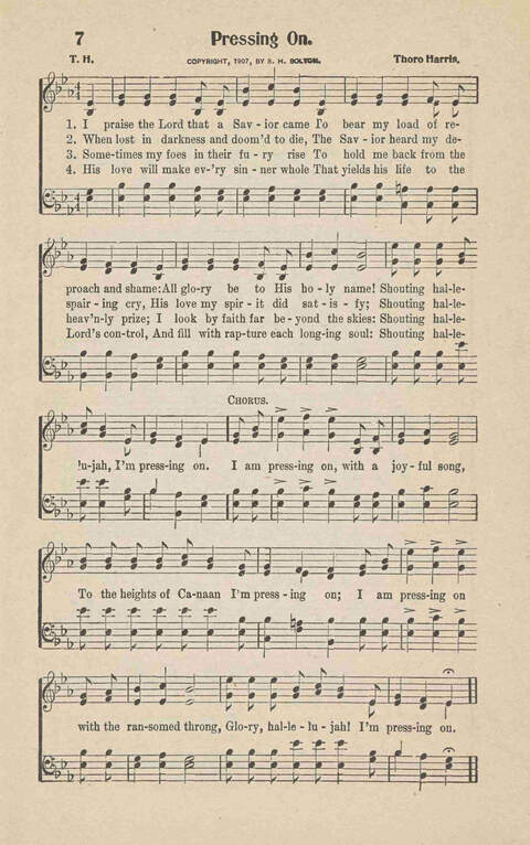 Songs of Praise: Charles A. Shreve campain special page 7