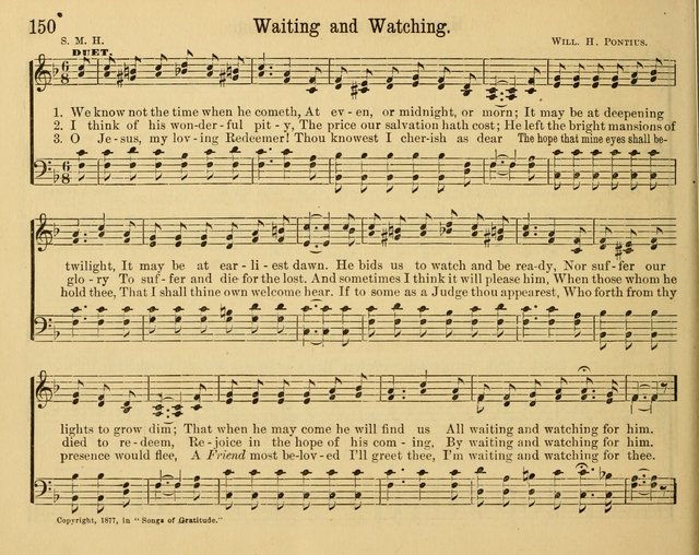 Songs of Rejoicing: a collection of new songs for the Sunday-school page 150