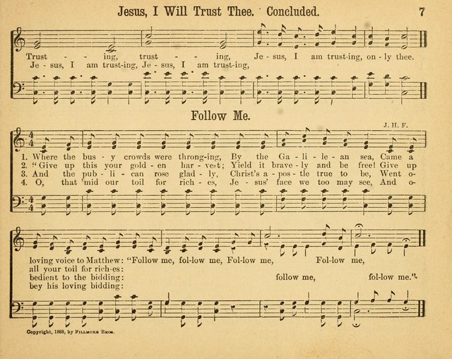 Songs of Rejoicing: a collection of new songs for the Sunday-school page 7