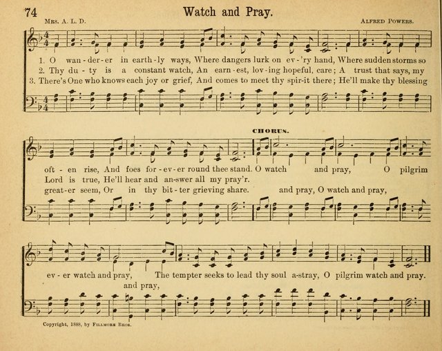 Songs of Rejoicing: a collection of new songs for the Sunday-school page 74