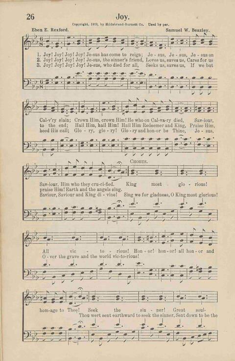 Songs of Redemption: A book for church worship, evangelistic meetings, conventions, and Bible conferences, Sunday schools, young peoples