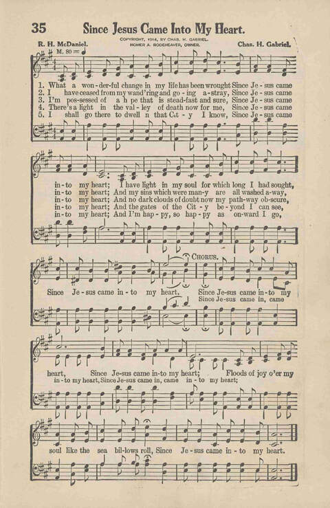 Songs of Redemption: A book for church worship, evangelistic meetings, conventions, and Bible conferences, Sunday schools, young peoples