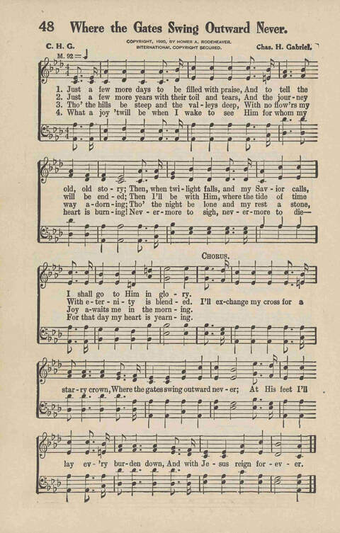 Songs of Redemption: A book for church worship, evangelistic meetings, conventions, and Bible conferences, Sunday schools, young peoples