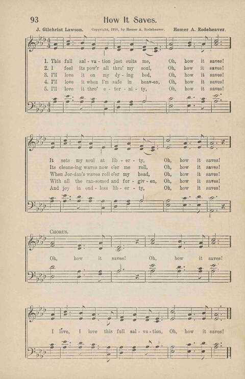 Songs of Redemption: A book for church worship, evangelistic meetings, conventions, and Bible conferences, Sunday schools, young peoples